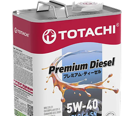 TOTACHI Premium Diesel Fully Synthetic CJ-4/SM 5W-40 синтетическое 4 л